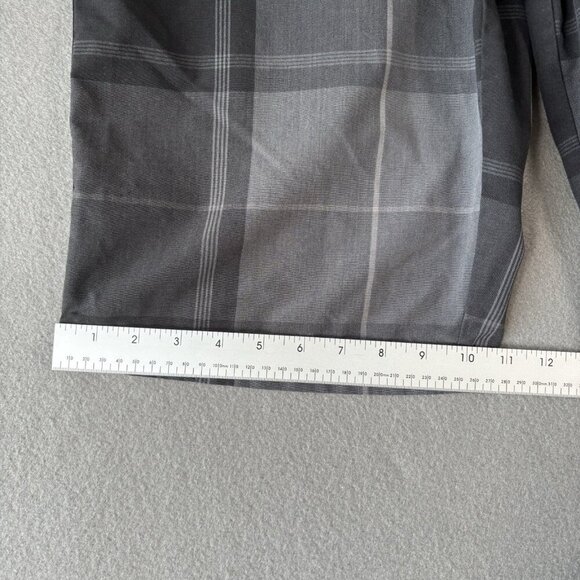 Fox Shorts Mens 33 Chino Gray Black Plaid Motocross MX Dirtbike Racing Bermuda - Picture 11 of 13